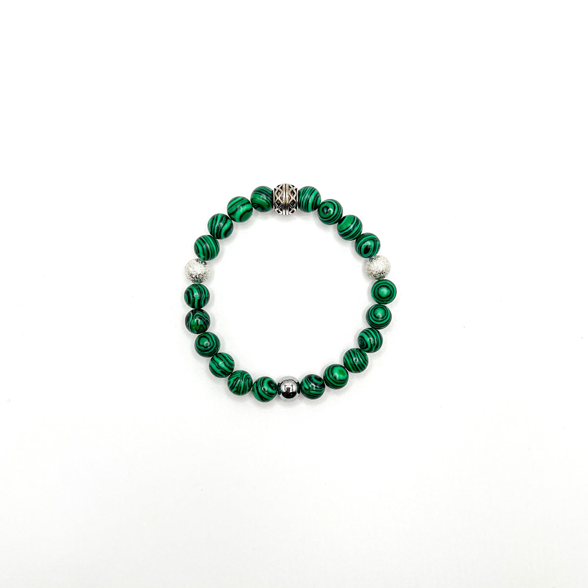 Genesis Collection - Green Malachite Stone Bracelet